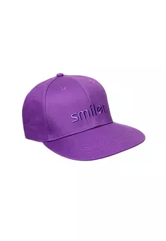 Бейсболка smiler. Snapback shine., фиолетовый