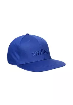 Бейсболка smiler. Snapback shine., синий