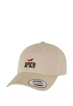Бейсболка SPICY Mister Tee, бежевый