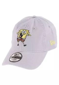 Бейсболка SPONGEBOB SQUAREPANTS SPONGEBOB UNSTRUCTURED STRAPB New Era, цвет grau