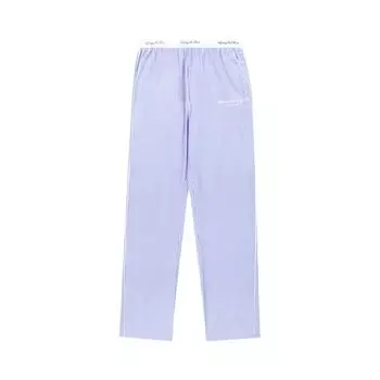 Бейсболка Sporty & Rich Hotel Du Cap Cursive Pyjama Bottom, цвет Blue/White