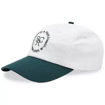 Бейсболка Sporty & Rich SRHWC, зеленый/белый