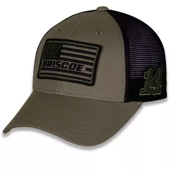 Бейсболка Stewart-Haas Racing Team Collection Chase Briscoe, оливковый