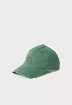 Бейсболка STRETCH-COTTON TWILL BALL CAP UNISEX Polo Ralph Lauren, темно-зеленый