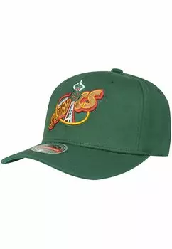 Бейсболка STRETCH SEATTLE SUPERSONICS HWC Mitchell & Ness, цвет celtic green