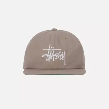 Бейсболка Stussy Basic Strapback, бежевый