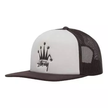 Бейсболка Stussy Crown Stock Trucker Cap 'Brown', коричневый