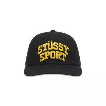 Бейсболка Stussy Mid-Depth Sport Snapback, черный