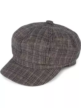 Бейсболка styleBREAKER Bakerboy Schiebermtze, цвет dunkelbraun-beige