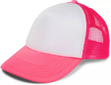 Бейсболка styleBREAKER Mesh, цвет Wei Neonpink