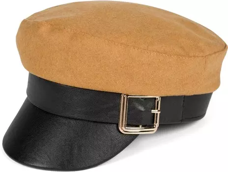 Бейсболка styleBREAKER Newsboy Schiebermtze, кэмел