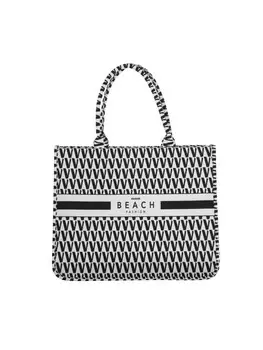 Бейсболка SUNFLAIR Strandtasche, черный/белый