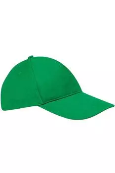 Бейсболка Sunny с 5 панелями SOL'S, зеленый