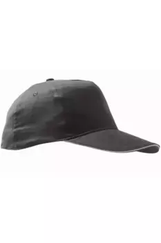 Бейсболка Sunny с 5 панелями SOL'S, серый