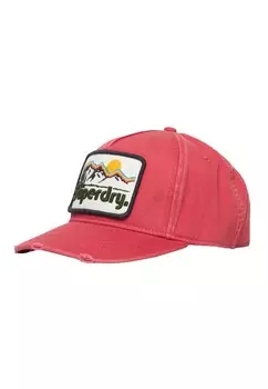 Бейсболка Superdry Cap, цвет blood red