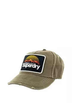 Бейсболка Superdry, цвет vert