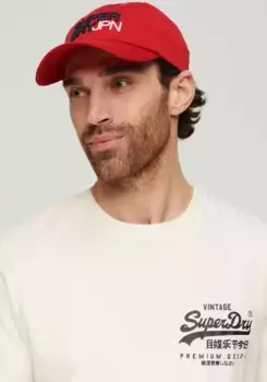 Бейсболка Superdry "SPORT STYLE BASEBALL CAP", красный