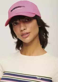 Бейсболка Superdry "SPORT STYLE BASEBALL CAP", розовый