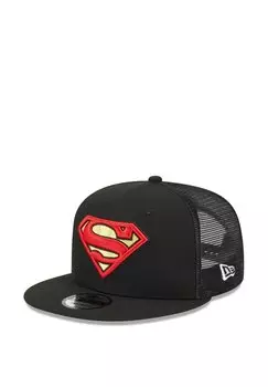 Бейсболка SUPERMAN DC TRUCKER VERSTELLBARE FIFTY SNAPBACK New Era, черный