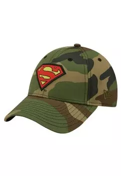Бейсболка SUPERMAN New Era, цвет wood camo