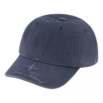 Бейсболка Supreme FW23 Week 10 STONE ISLAND Twill 6-Panel Cap 'Navy', темно-синий