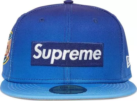 Бейсболка Supreme Gradient Box Logo New Era, синий