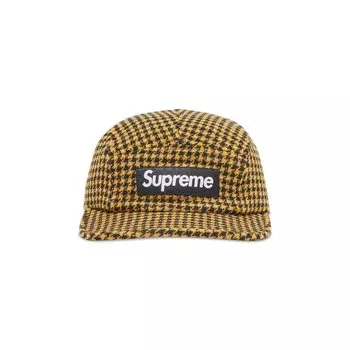 Бейсболка Supreme Houndstooth Wool Camp Cap, желтый