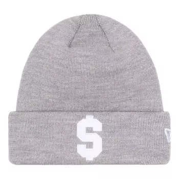 Бейсболка Supreme New Era $ Beanie SS24 'Heather Grey', серый
