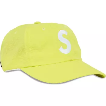 Бейсболка Supreme Seersucker S Logo 6-Panel, желтый