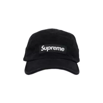 Бейсболка Supreme Washed Canvas Camp Cap, черный