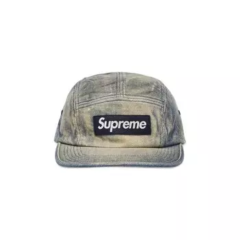 Бейсболка Supreme Washed Chino Twill Camp Cap, цвет Dirty Indigo