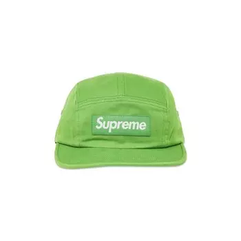 Бейсболка Supreme Washed Chino Twill Camp Cap, зеленый