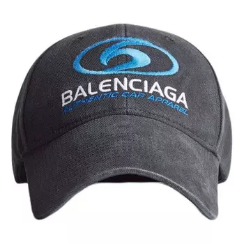 Бейсболка surfer cap 'black blue' Balenciaga, черный