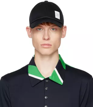 Бейсболка темно-синего цвета Thom Browne