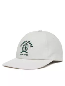 Бейсболка Tjm Crest Cap AM0AM13286 Tommy Jeans, белый
