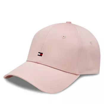 Бейсболка Tommy Hilfiger EssentialFlag Cap, розовый