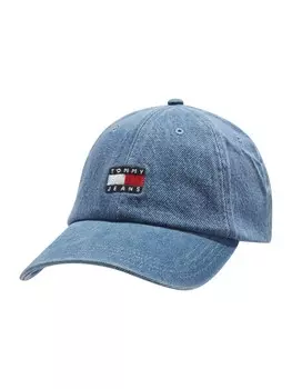 Бейсболка Tommy Jeans Cap Heritage, цвет navy/blue denim