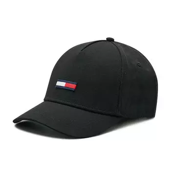 Бейсболка Tommy Jeans TjuFlag Cap, черный