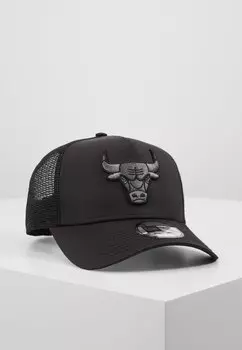 Бейсболка TONAL AFRAME TRUCKER New Era, цвет black