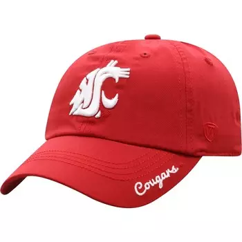 Бейсболка Top of the World Washington State Cougars, кардинал
