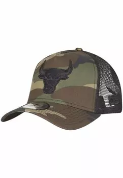 Бейсболка TRUCKER CHICAGO BULLS New Era, цвет camo