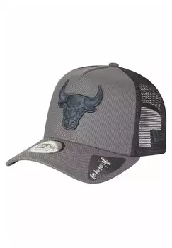 Бейсболка TRUCKER DIAMOND CHICAGO BULLS New Era, цвет grey