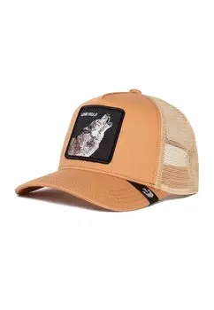 Бейсболка TRUCKER LONE WOLF Goorin Bros, цвет beige