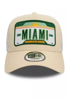 Бейсболка TRUCKER New Era, бежевый