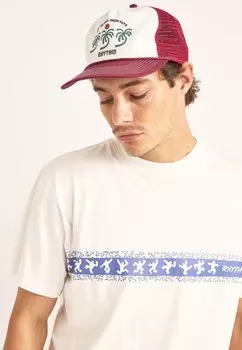 Бейсболка TRUCKER Rhythm, бургундия