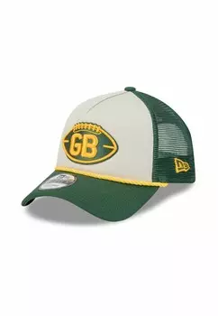 Бейсболка TRUCKER SIDELINE HISTORIC BAY PACKERS New Era, зеленый