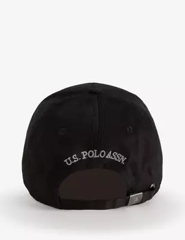 Бейсболка U.S. Polo Assn. Mens Center Small Logo, черный
