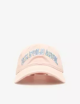 Бейсболка U.S. Polo Assn. Womens Twill Pastel Uspa Embroidered, розовый