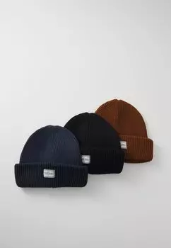 Бейсболка UNISEX 3 PACK Pier One, черный