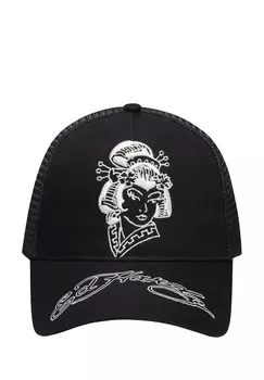 Бейсболка UNISEX GEISHA FRONT Ed Hardy, черный